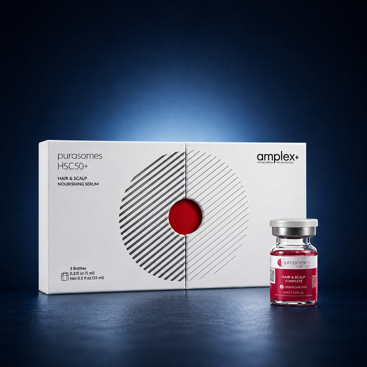 Purasomes HSC50+ Exosomas para el crecimiento capilar y contra la caída del cabello