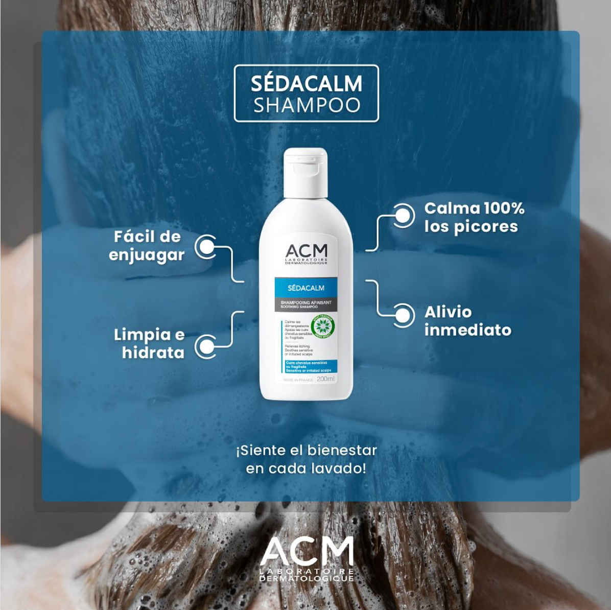 ACM SEDACALM SHAMPOO CALMANTE – 200ML